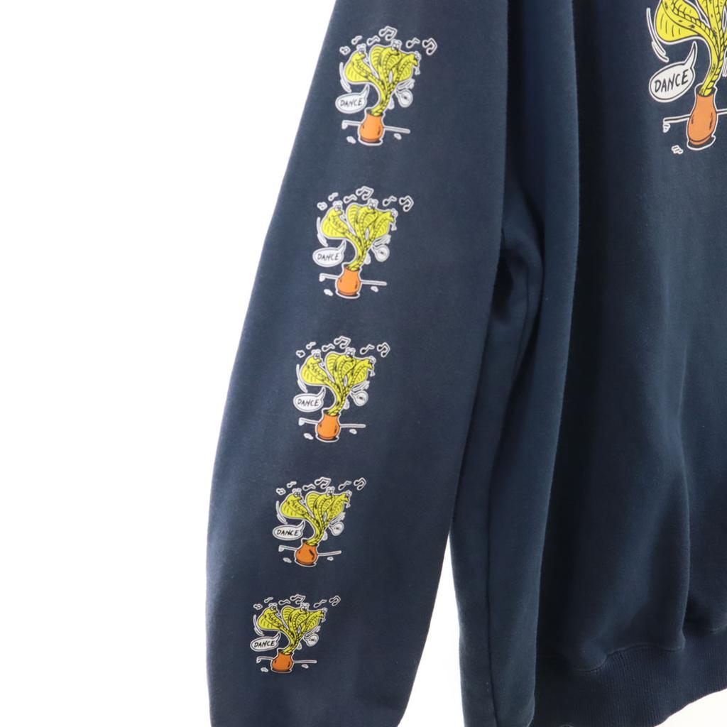 XLARGE Long sleeve sweat trainer M Navy Men's Used