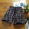 Shorts Men's Summer Men's Pants Large Size Thin Casual Plaid Beach Pants Loose Breathable Quick-drying Big Pants