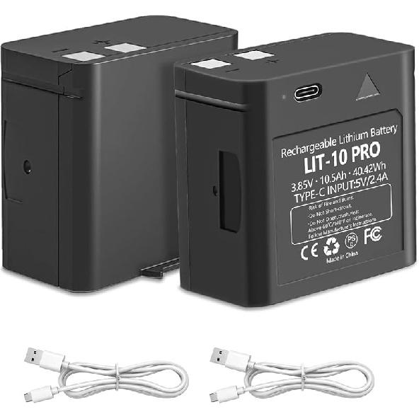 LIT-10Pro 10500mAh Cellular Trail Camera Replacement Battery for SPYPOINT LIT-10 Battery Compatible with SPYPOINT Cellular Hunting Trail Cameras