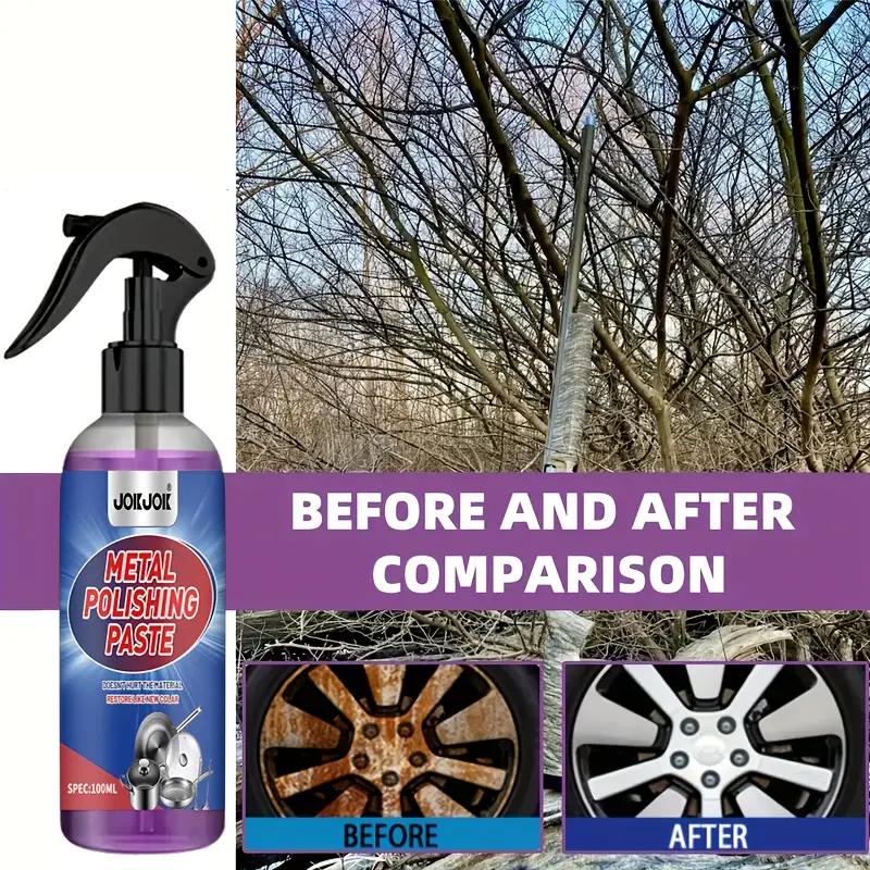 

Многофункциональный автомобильный хаб набор для ремонта металла: спрей для полировки металла автомобиля, защита колес, уход за автомобилем, эффективная полировка 100ml