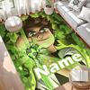 Custom Name Personalized Ben 10 Cartoon Print Carpet, Versatile Home Decor Rug, for Playroom, Apartment, Balcony, Entryway, Hallway Gift