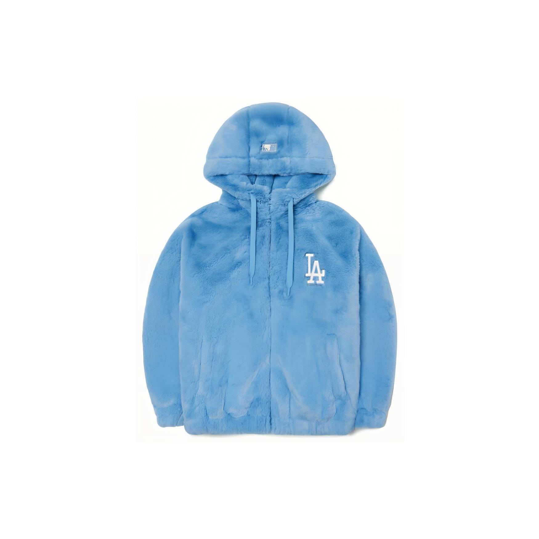 MLB Velvet Jackets Unisex Blue Hooded Moderate 3AFDB0926-07BLL XL