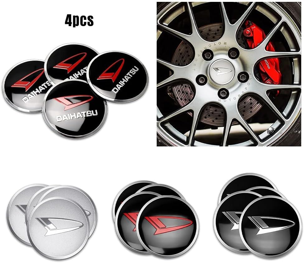 Daihatsu Wheel Center Cap Emblem Sticker Hub Cap Tucker Hijet Rocky Atley Taft Campus