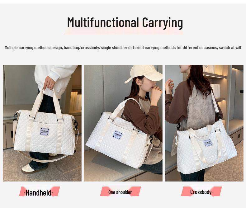 Large Capacity Waterproof Sports Travel Bag with Wet/Dry Separation & Custom Logo