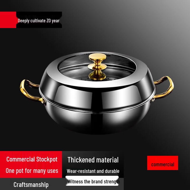 

SuLe 304 Stainless Steel Induction Steam Hotpot & Steamer