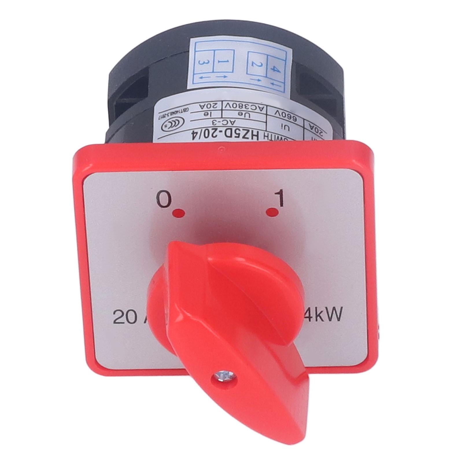 

Перемикач BERM Поворотна ручка 1 полюс 2 положення Аксесуар для керування живленням змінного струму 380 В