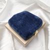 Multi-Layered Flannel Jewelry Zipper Bag Anti-lost Cloth Jewelry Organizer  Party