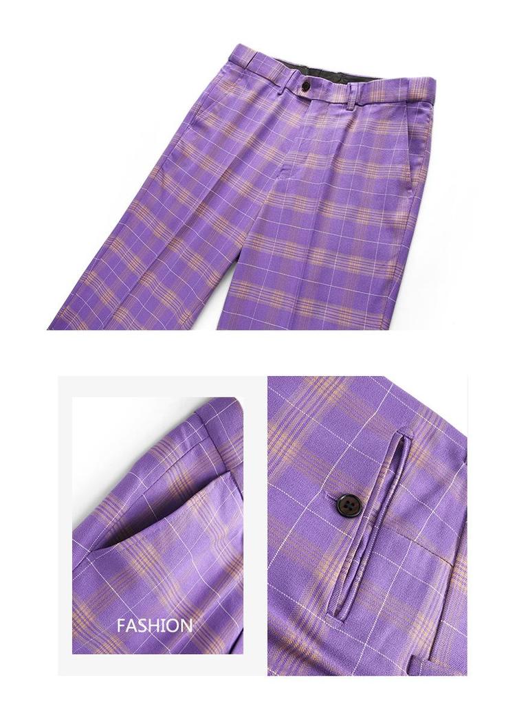 Men's Slim Fit Three-Piece Suit for Business or Wedding