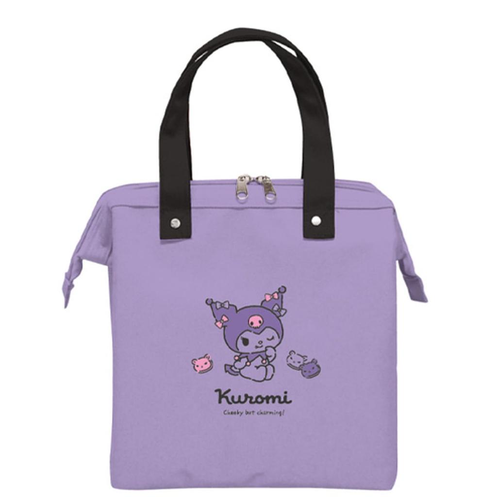 K Company Sanrio Characters Wired Insulated Bag Kuromi CWH2-KU H25 X W22 X D14cm