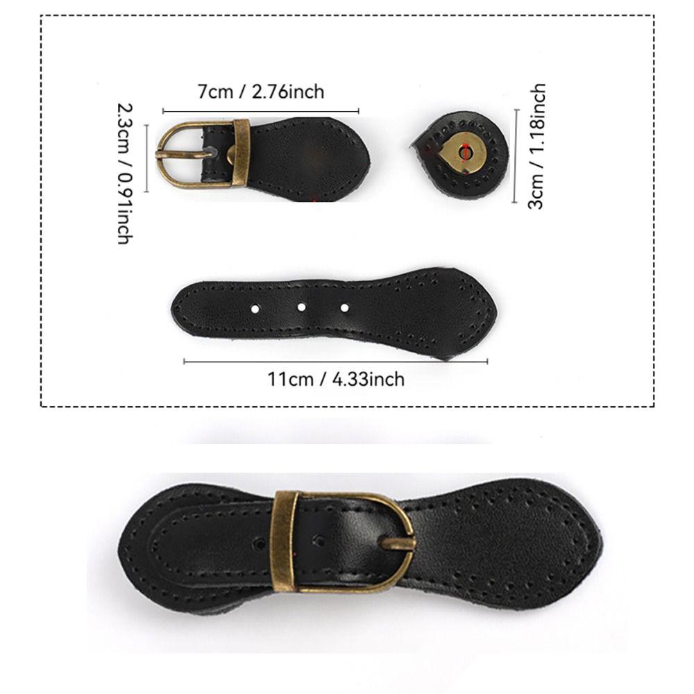 New Vintage Bag Clasp Leather Sew On Metal Snap DIY Magnetic Closure Handbag Button