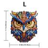 Cross-Border Wooden Owl Irregular Jigsaw Puzzle - Youth Educational Toy