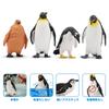 TOYMANY 12PCS Penguin Figures Antarctic Animal Figure Set Realistic Animal Models Popular Animal Toys Birthday Present Decoration Christmas New Year