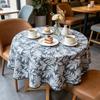 Kitchen Dining Table Living Room Home Decoration  Small Size Reusable Cotton Round Tablecloth