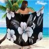 Hawaiian Floral Beach Towel, Large Microfiber Sand Free Quick Dry Towel for Summer Vacation Towels Bathroom Bath Towel Bt21