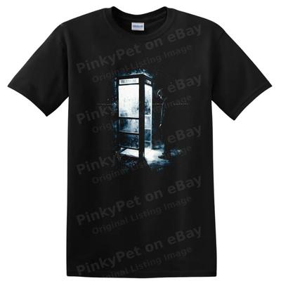 Vintage Telephone Booth Graphic T Shirt Retro Classic Rock Album Art Tee