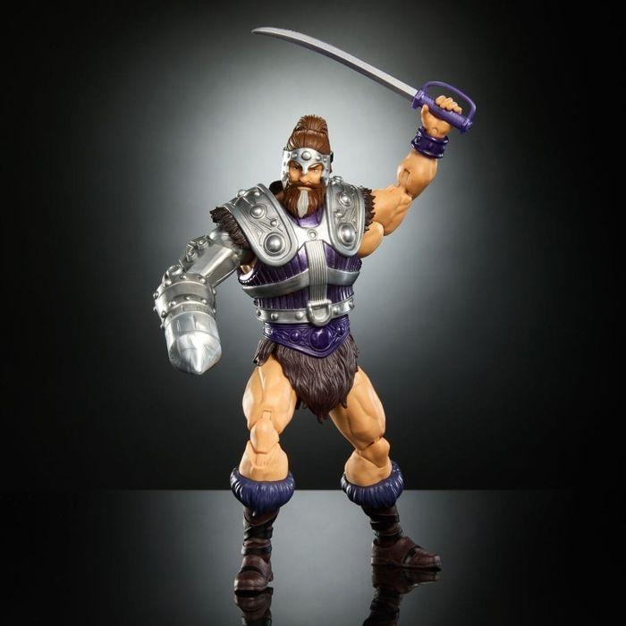 Figurine articulée - masters of the universe - fisto - 18 cm - 30 points d'articulation - poing en acier