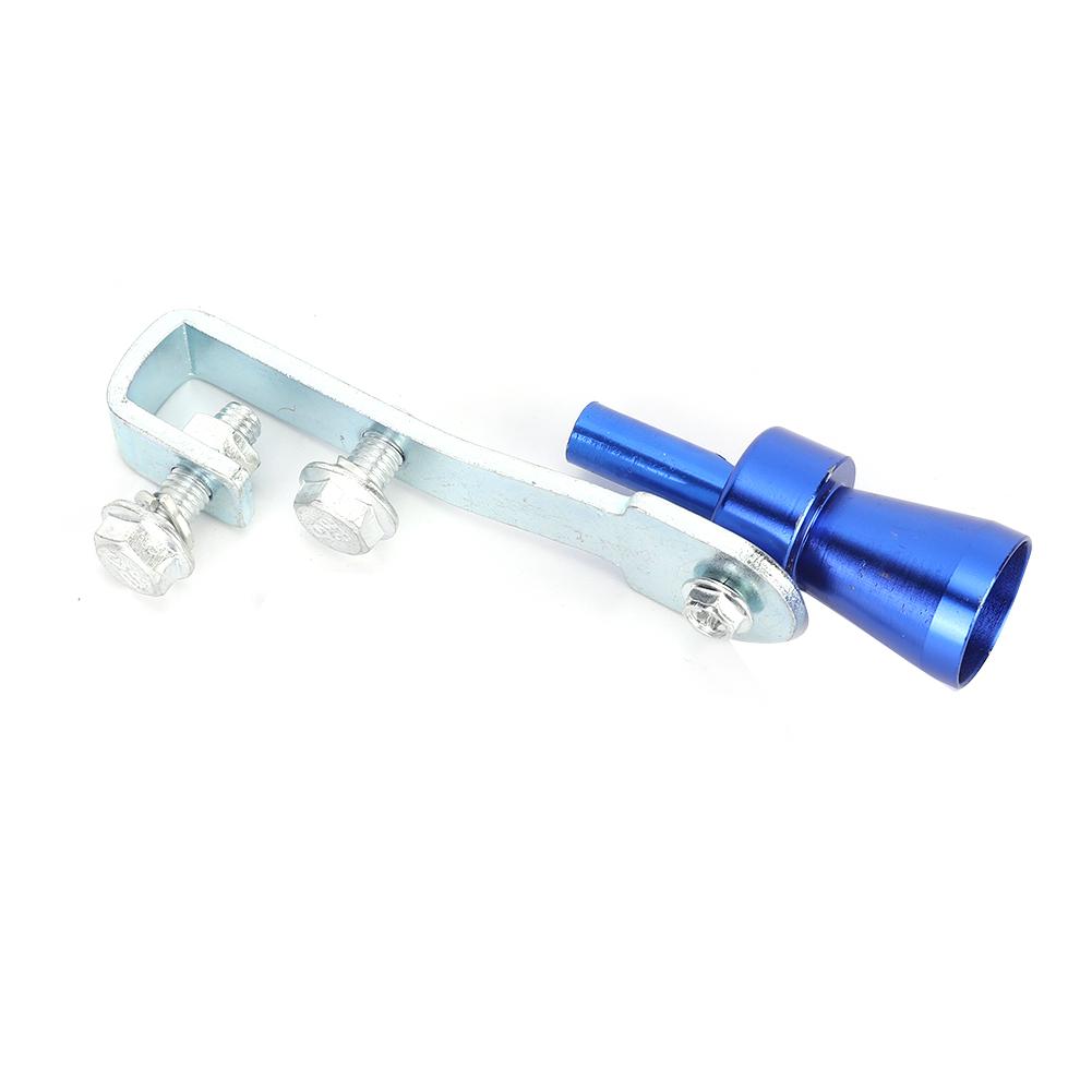 Car Sound Whistle Tail Throat Muffler Exhaust Pipe Whistle Blue