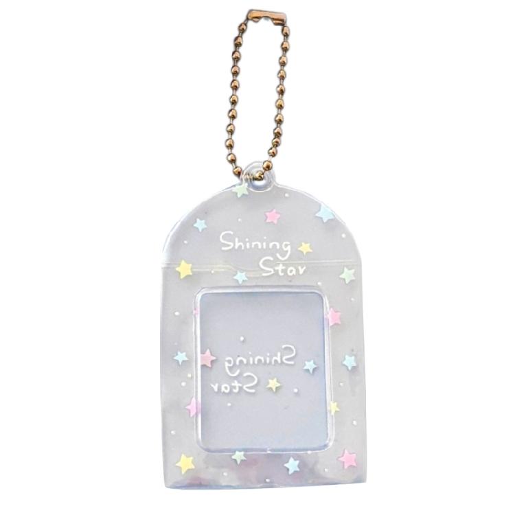 Мультяшный держатель для фотокарточек Брелок Держатель для удостоверений Защитные чехлы Держатель для кредитных карт Защитный брелок