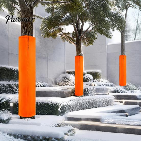 Fruit Tree Frost Blanket Palm Protector, Trunk Insulation Wrap with Drawstring, Dia 7.9" 11.8 ", Outdoor Guard Winter Bark for Garden Trees