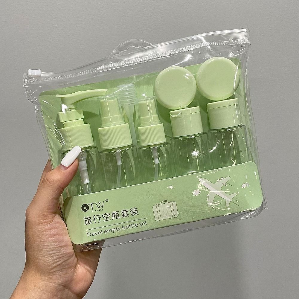 5/9pcs Soft Travel Empty Bottle Set Refillable Lotion Container Hot Refillable Bottle Travel