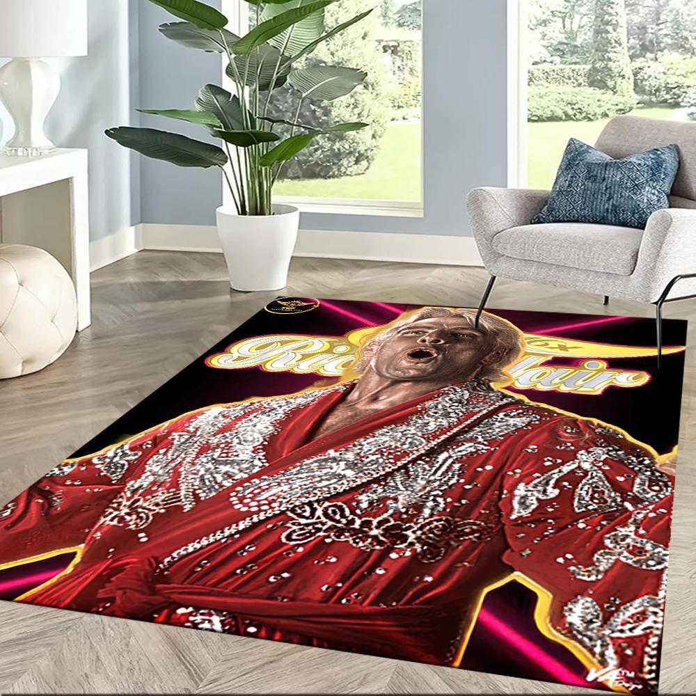 Ric Flair2 Square Rugs Are a Great Choice for Living Rooms, Bedrooms, Home Décor, and As Gifts.