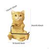 Cat Toilet Paper Roll Holder, Resin, Professional, Multifunctional Practical, Durability, Novelty