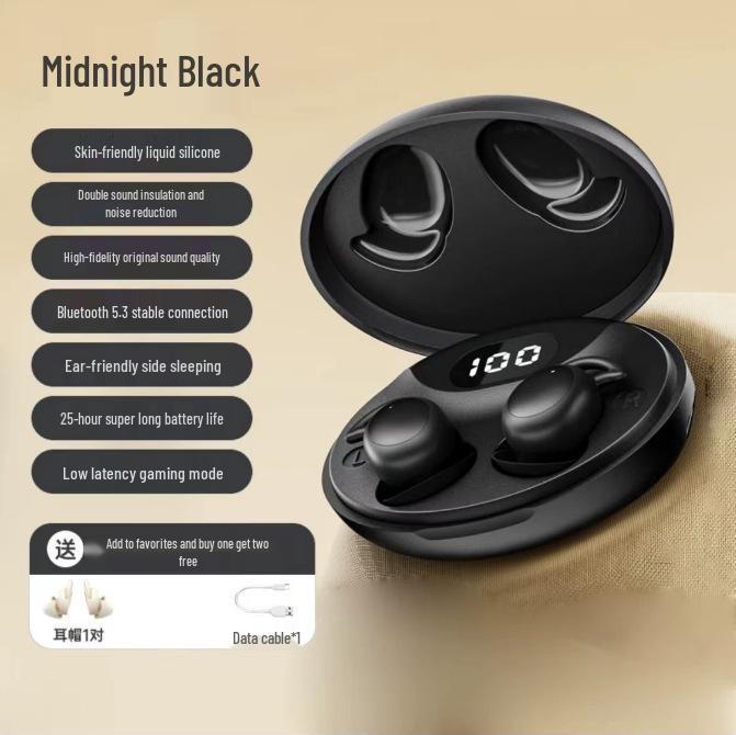 New Invisible Sleep Noise-Canceling TWS Bluetooth Earphones