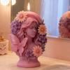 Food Grade Silicone Mould with Butterfly Girl Designs for Candle Making Craft Projects