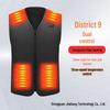 Unisex USB Heated Neoprene Vest - Smart, Constant Temperature Winter Wear