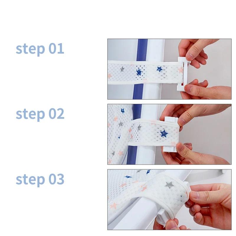 1 шт. Сітка для дитячого душу, дитяча сітка проти падіння, заспокійливий настрій, підвісна подушка для ванни, підтримка шкіри, для талії, дихаюча, зносостійка, засоби для догляду