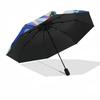 1pc Sonic the Hedgehog Automatic Opening Closing Umbrella, Portable 3-Fold Design, 8-Bone Iron Frame Outdoor Umbrella, Ideal Gift for Fans, Travelers,