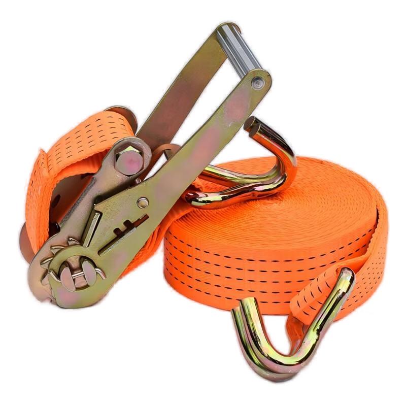 Cargo Bundling Strap with Self-locking Tensioner