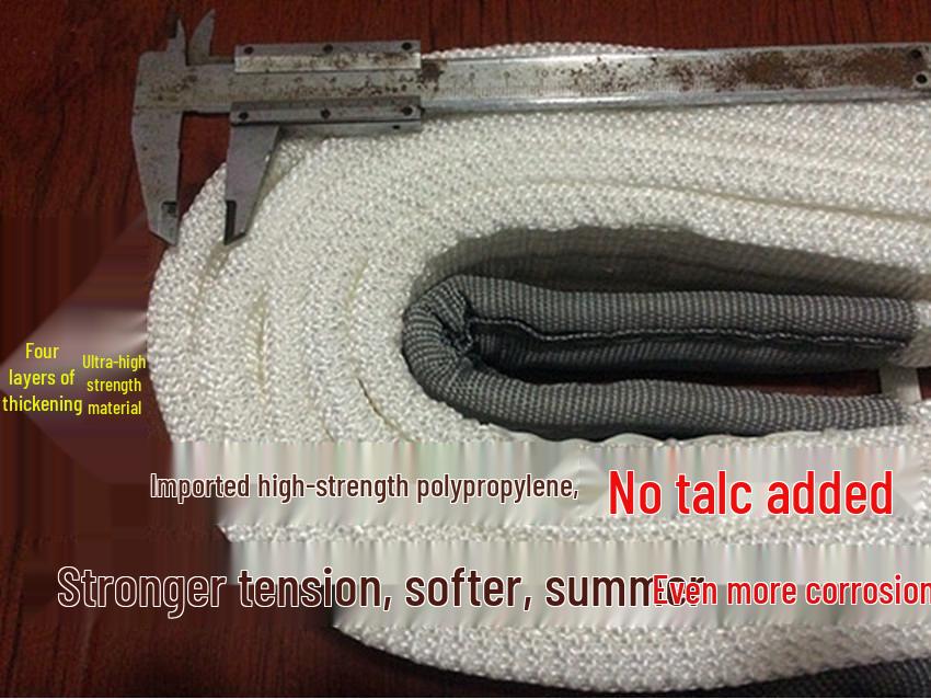 Heavy-Duty Tow Rope: 5-10 Ton Capacity, Off-Road & Small Vehicle, 5-9 Meters with Hook