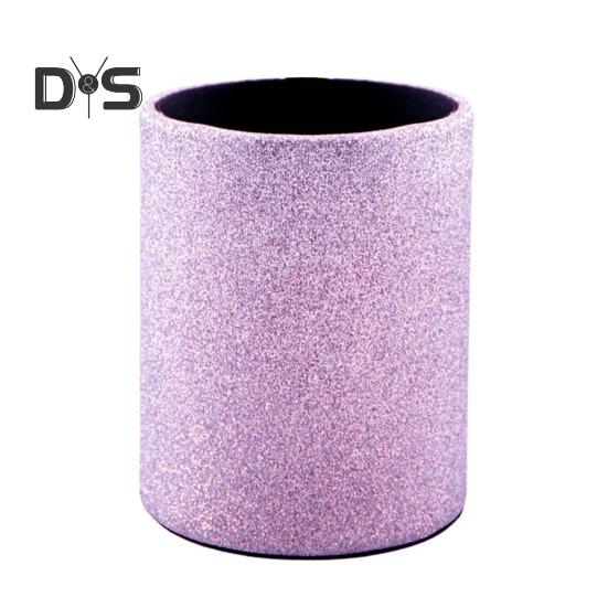 

Круглый держатель для карандашей из искусственной кожи, настольный органайзер для хранения ручек, канцелярских принадлежностей, ножниц, контейнер для дома, школы, офиса, общежития фиолетовый