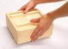 Ichihara Woodworking Pressed Sushi Hinoki Box Sushi Size 30 X 30 X Cm Mold, Cypress, "Tree Lady" Design, Maker, 10, 8.5