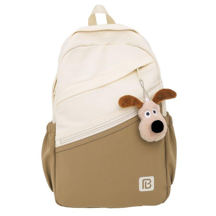 

Студентський шкільний рюкзак контрастного кольору. Рюкзак хакі