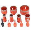 Hole Saw Kit 68 50 45 35 28 25 20 12 10 8 6mm M14 Diamond Hole Opener with Hex Shank for Ceramic Til