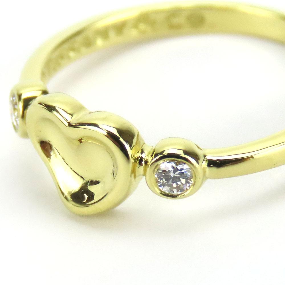 Used TIFFANY&Co. Ring Full Heart EU#48.5 K18 Yellow Gold/diamond 2.3g Yellow Gold El Saperetti