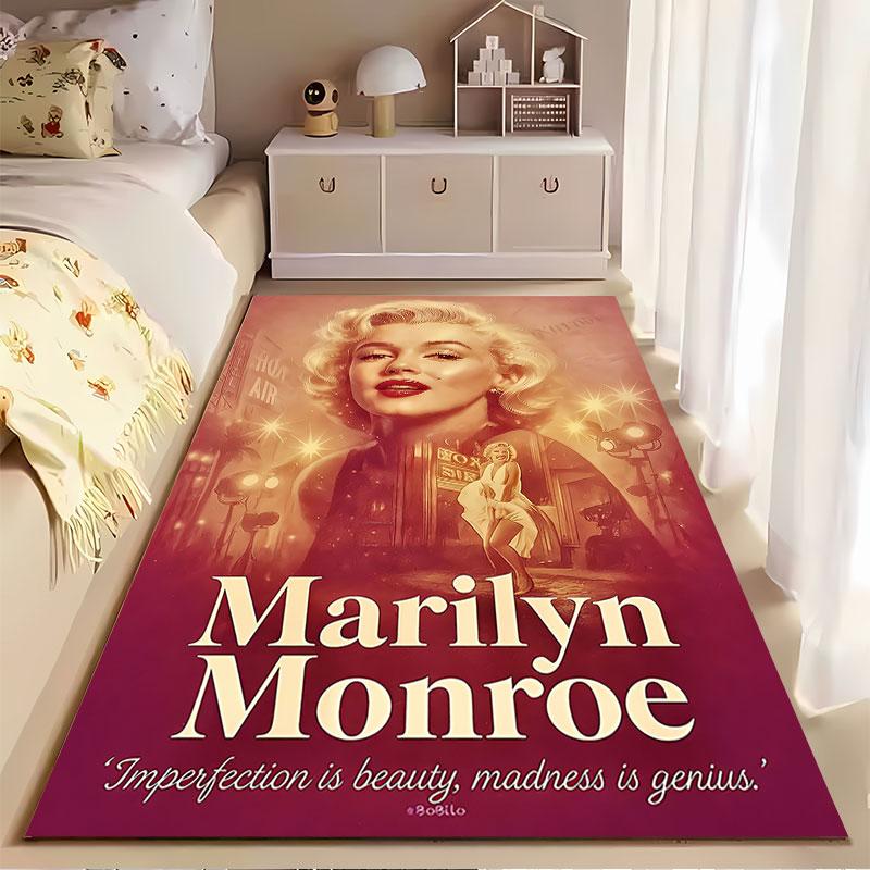 Marilyn Monroe Vintage Art suitable as a non-slip mat for the living room or bedroom sofa