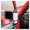 FANJI Car Front Door Cup Holder Drink Bracket Support for Jeep Wrangler JK
