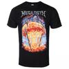 Megadeth Contrast Red Pattern Print Tshirt Criticizes Metal Band Tshirt Suitable For Both Unisex And Unisex To Wear