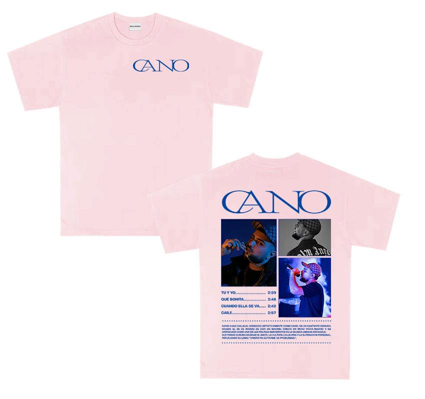 Rapper Cano Triana Tour 2025 Album Graphic Tshirt Unisex Hip Hop Gothic Punk Tshirt Vintage Oversized Short Sleeve Tees Streetwear