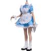 HiPlay Female Soldier Maid Lolita Dress Set CD083B Short Light Blue Figure Clothing