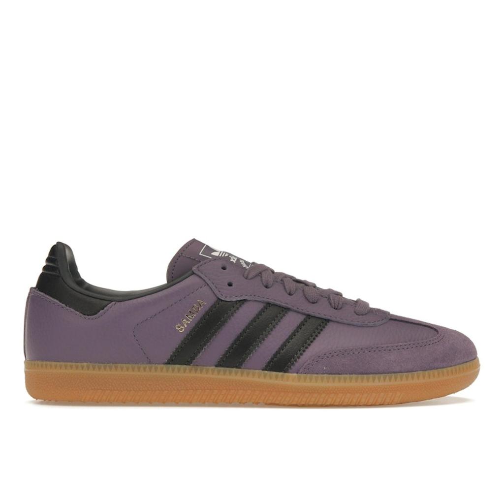 Adidas Samba OG Shadow Violet Gum Women Sneakers Purple Carbon Cloud-White IE7012