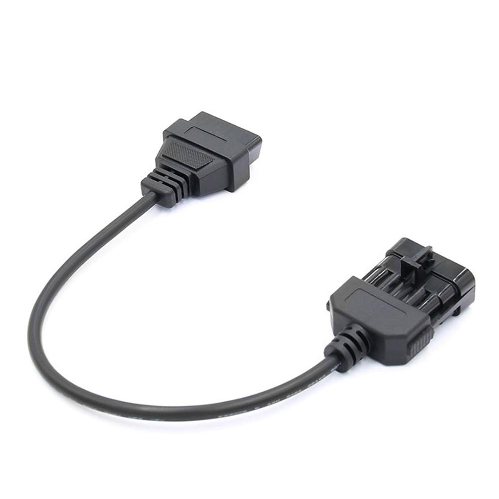 1Pcs 10 Pin to OBD2 16 Pin Adaptor Cable For old Vauxhall / Opel car 1988-1996