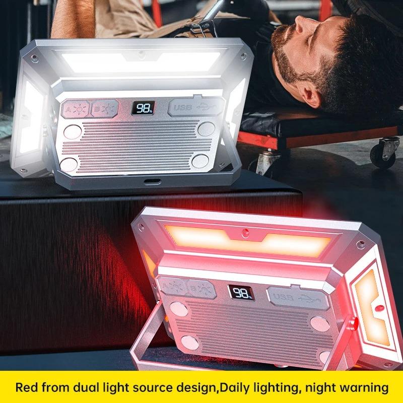 Portable LED Camping Tent Light Rechargeable Searchlight High Power Outdoor Emergency Lighting Waterproof Hanging Night Lamp