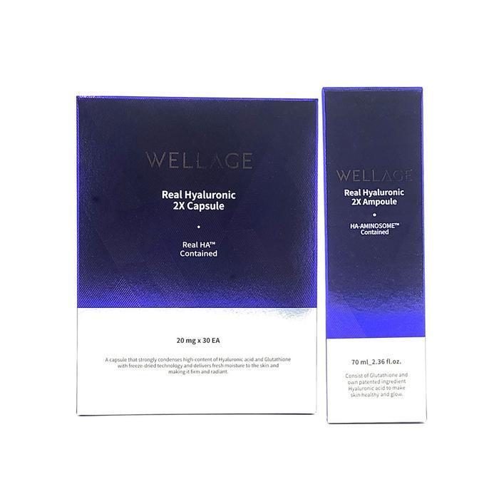 WELLAGE Season 3 Real Hyaluronic 2X Ampoule 70ml + 30 Capsules/SHSH (11245697)