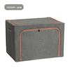 Foldable Storage Bin With Handles For Bedroom Organization And Clothes Closet Use