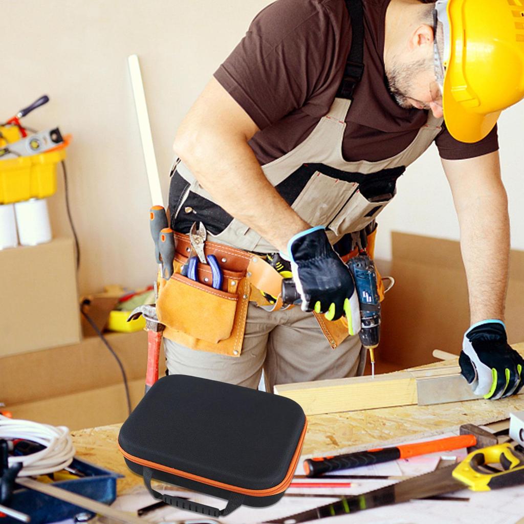 Portable Electric Drill Tool Storage Bag Oxford Cloth Electrician Hardware Organizer Pouch Multipurpose Shockproof Carrying Case