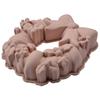 Christmas Bow Wreath Silicone Cake Mold Versatile Baking Dessert Mold for DIY Pastries, Mousse, and More Perfect for Holidays Like Christmas,Halloween